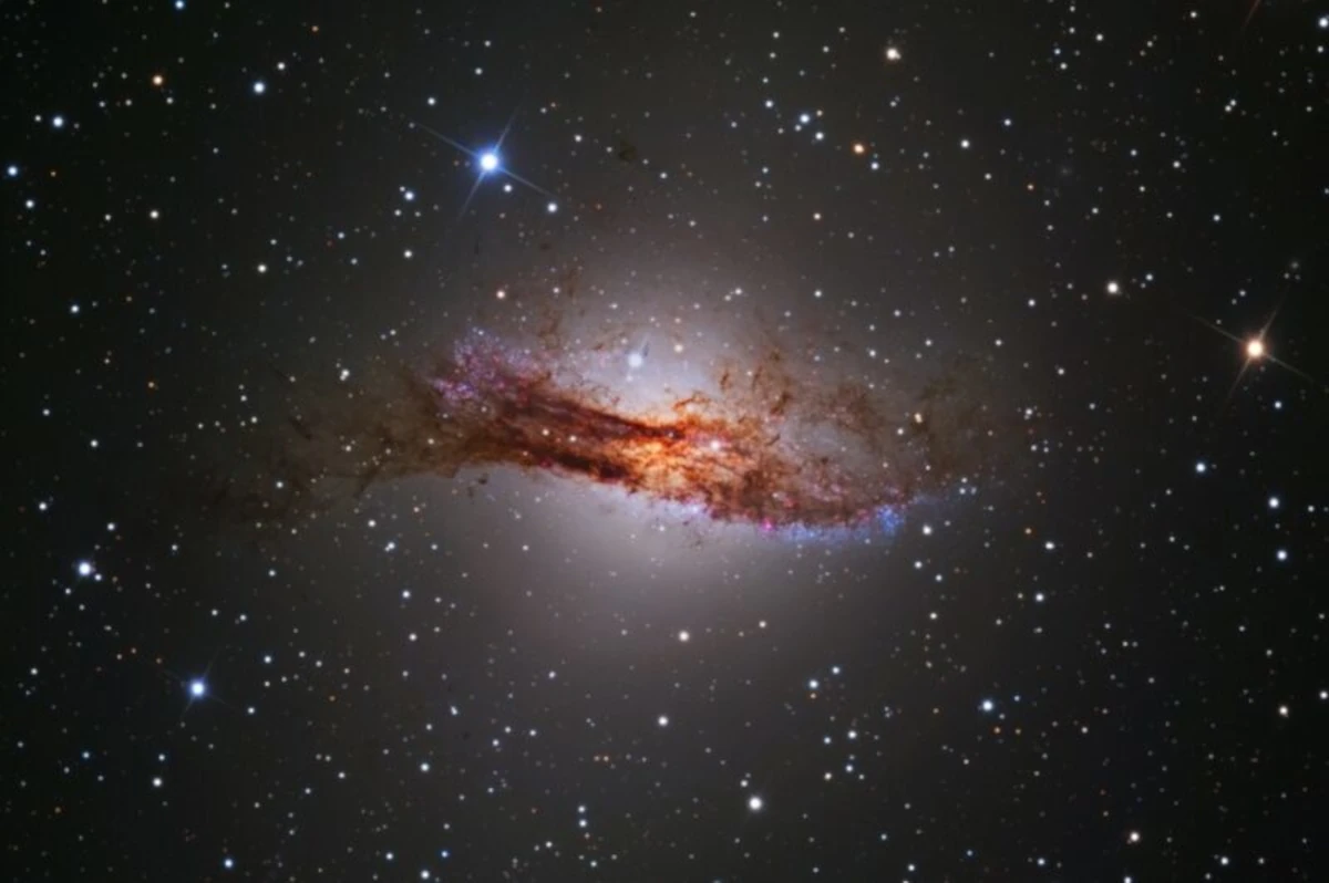 The Event Horizon Telescope (EHT) aims at the heart of Centaurus A radio galaxy, providing a detailed image of its black hole jets.