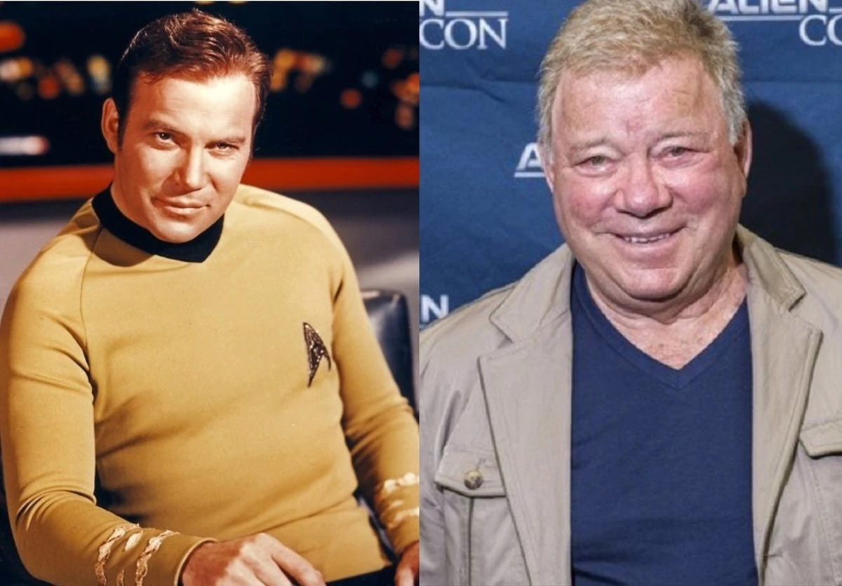 William Shatner il capitano Kirk di Star Trek