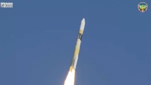 Immagine del razzo H-IIA dell'agenzia spaziale giapponese JAXA