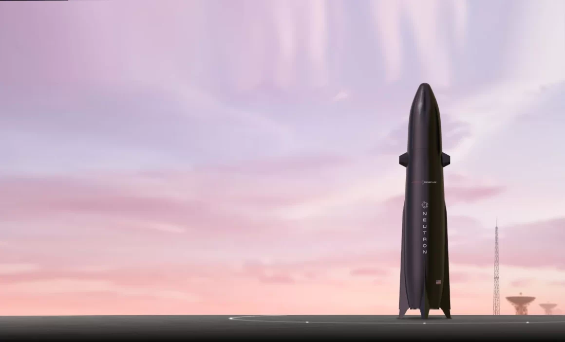 Il render di Neutron il nuovo vettore di lancio della Rocket Lab.