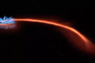 Gli astronomi sono riusciti a ricostruire come un buco nero supermassico mangia il materiale prodotto da una stella