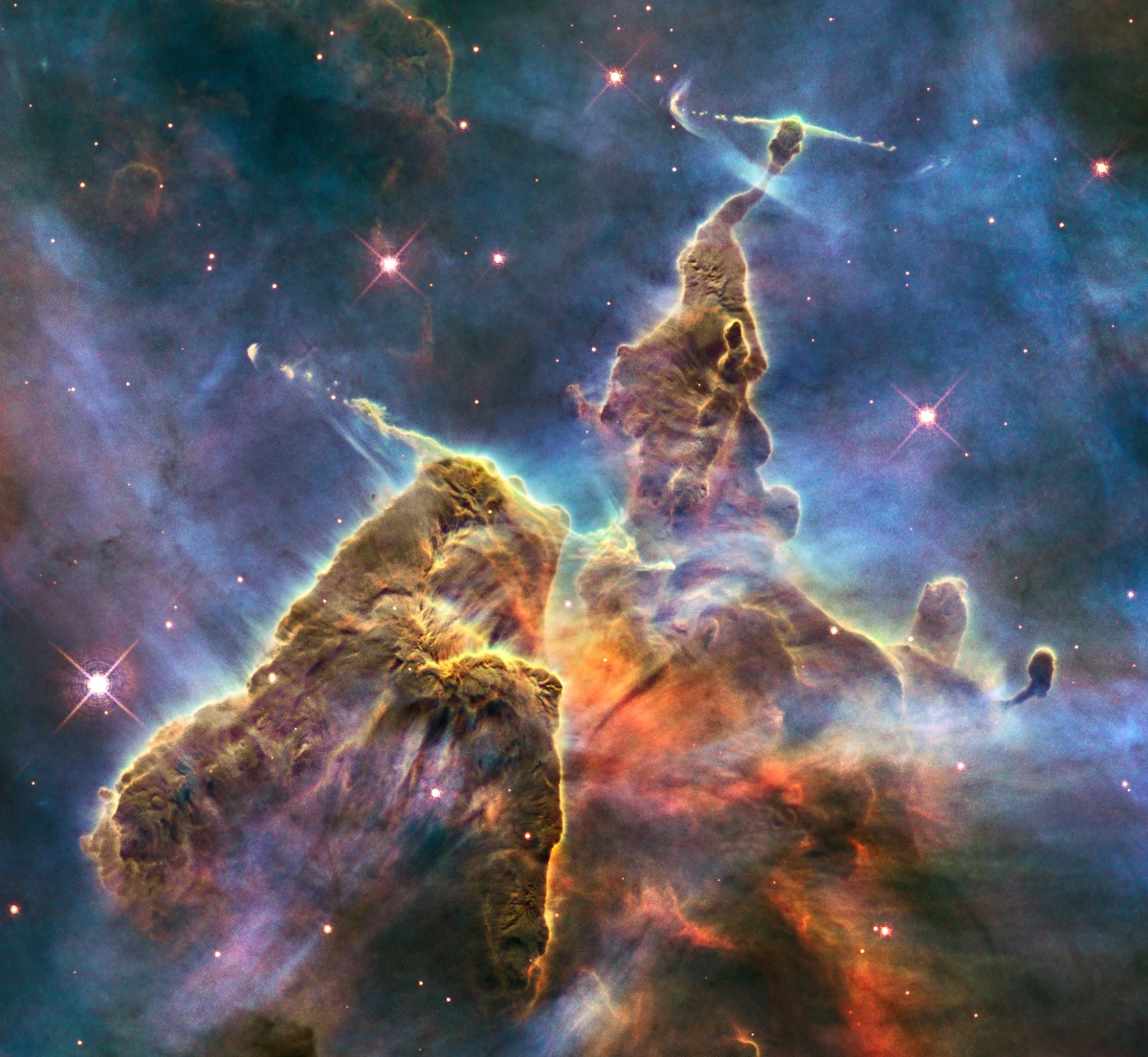La nebulosa Carinae sarà uno dei primi obiettivi del telescopio spaziale James Webb