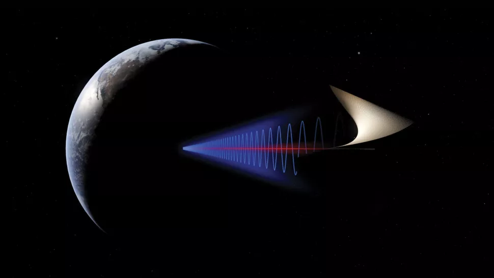 La centrale solare spaziale produrrebbe molta più energia di una stazione equivalente sulla Terra.