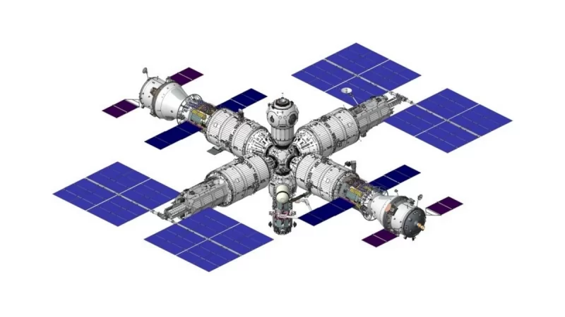 Il render della nuova stazione spaziale orbitante russa (ROSS).
