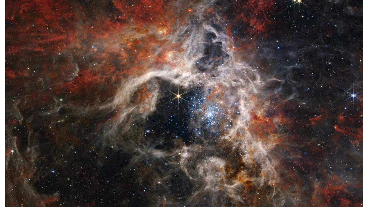 La nebulosa Taratola catturata da James Webb