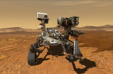 Un immagine della sonda Perseverance che prodotto 100 minuti di ossigeno su Marte