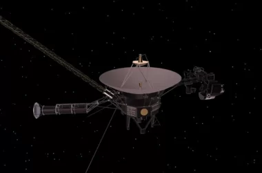 Un immagine della sonda spaziale Voyager 1 lanciata nel 1977