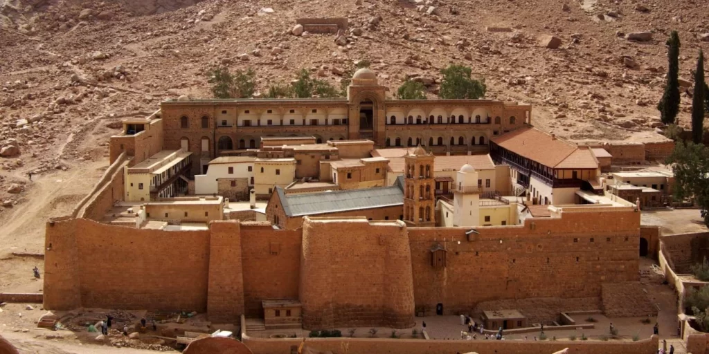 Monastero di Santa Caterina nel Sinai, il monastero del VI secolo dove è stato ritrovato il frammento di mappa.