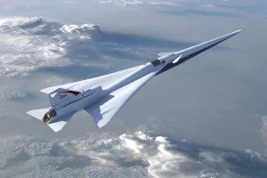L'aereo supersonico X-59 della NASA, pronto per il 2027, promette viaggi commerciali alla velocità Mach 1.4 a 17.000m e senza il boom sonico