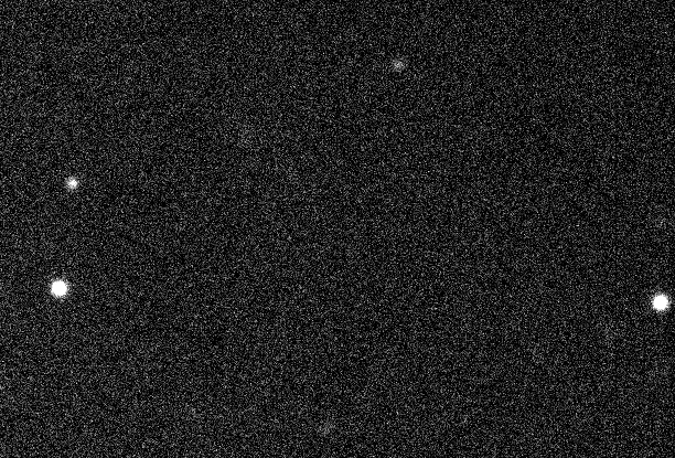 A GIF showing the discovery of the asteroid 2021 PH27, which Scott S. Sheppard of Carnegie found in the evening twilight images taken by Ian Dell'Antonio and Shenming Fu of Brown University.
