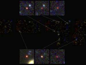 Un equipo internacional descubrió, con las imágenes de CEERS de James Webb, galaxias imposibles que no deberían haberse formado.