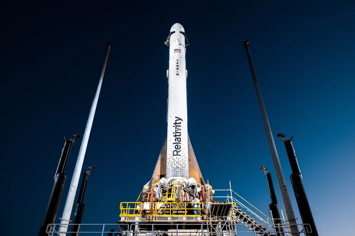 Relativity Space vient d'annoncer le premier lancement d'essai de la fusée Terran 1 imprimée à 85% de sa masse en 3D.