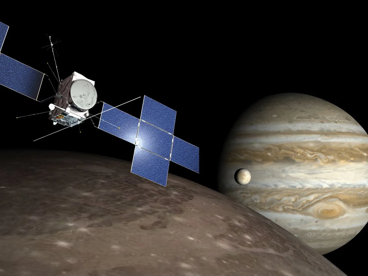 The fully European space probe Jupiter Icy Moons Explorer (JUICE) has passed its tests and is ready for launch on April 13th.