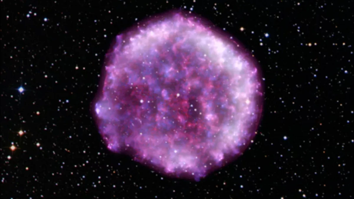 A research team has discovered that the Tycho supernova is a cosmic particle accelerator that produces cosmic rays that reach us