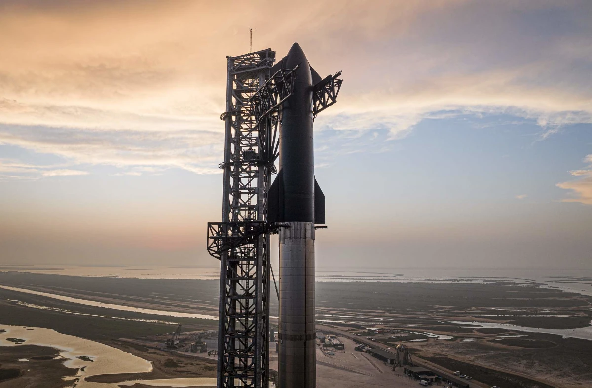 Orbital launch of SpaceX 's Starship has been postponed due to a valve blockage in Booster 7. The launch has been rescheduled for April 20th.