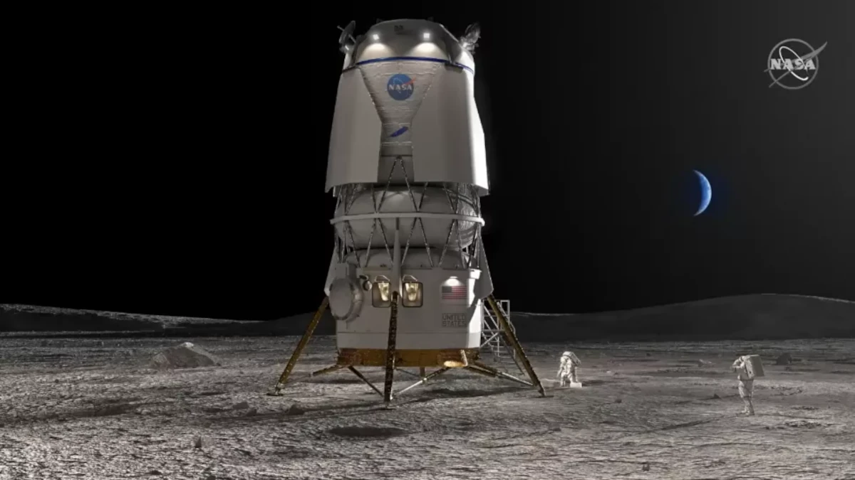 NASA has chosen Blue Origin's Blue Moon lander for the Artemis 5 mission, following SpaceX's exclusivity in 2021