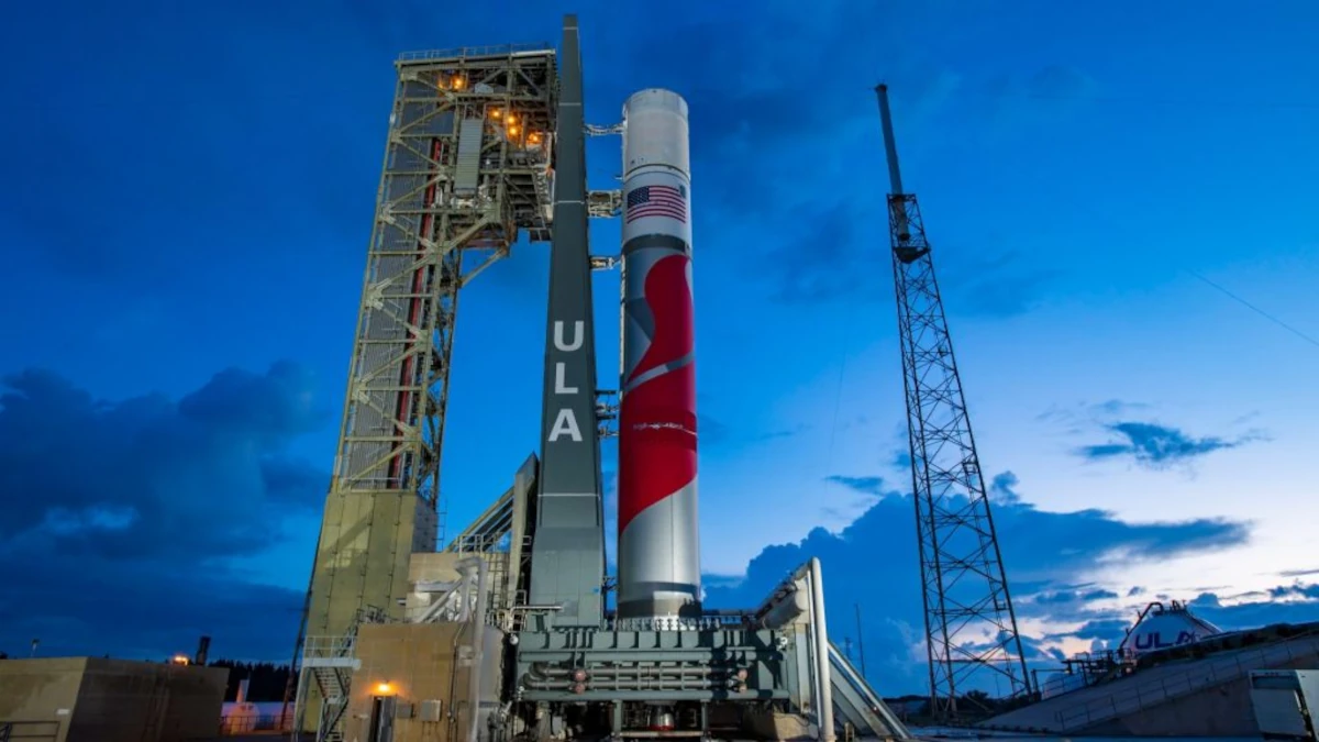 El cohete Vulcan Centaur de la compañía United Launch Alliance está casi listo para su primer lanzamiento de pruebas.