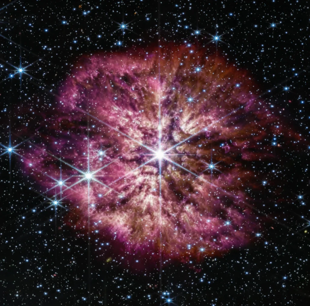 Les astronomes du monde entier assistent en temps réel à la mort d'une étoile nommée BELLS1 dans la galaxie du Triangle