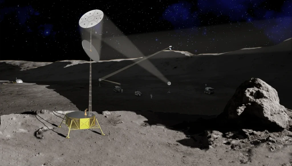 La empresa Maxar producirá robots, Light Bender, para reflejar la luz solar en las áreas oscuras de la Luna durante las misiones Artemis