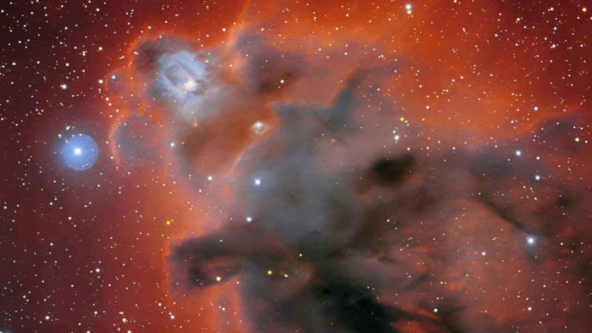 Gli astronomi del NOIRLab hanno scattato un immagine spettacolare di una nebulosa oscura LDN1622 nel complesso di Orione