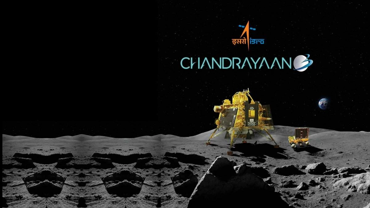 La sonda india Chandrayaan-3 aterrizó en la Luna el 23 de agosto a las 12:33 GMT cerca del polo sur de nuestro satélite