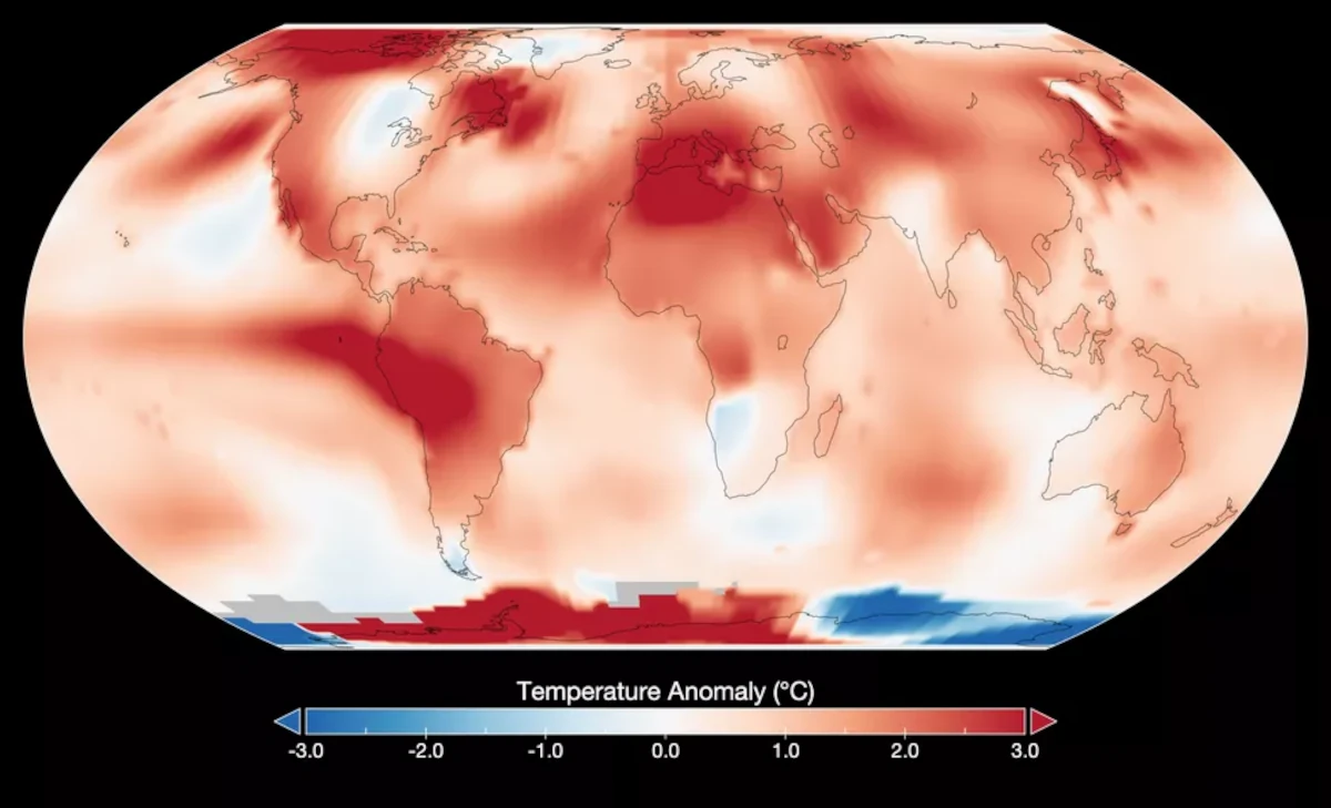 Luglio 2023 è stato il mese più caldo da quando rileviamo le temperature medie 1880. Per la 5° volta consecutiva la Terra registra un record