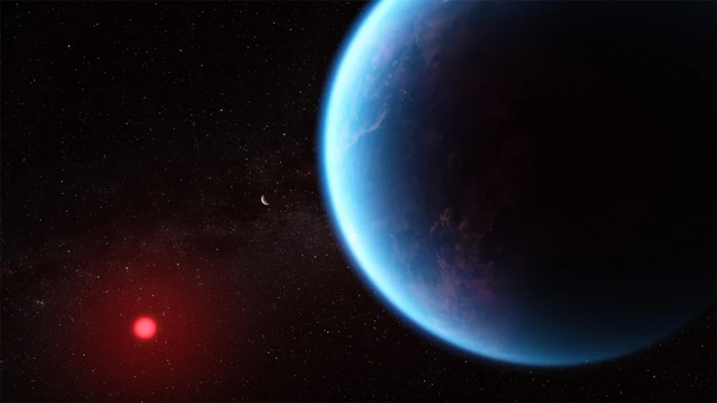 Un equipo de investigación que utiliza el Telescopio James Webb ha descubierto un planeta cubierto de océanos que podría albergar vida