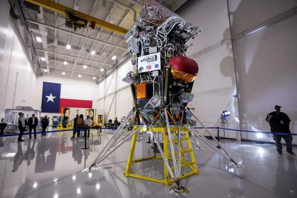 Il lander Nova-C di Intuitive Machines ha ritardato il lancio verso il polo sud della Luna per Gennaio 2024