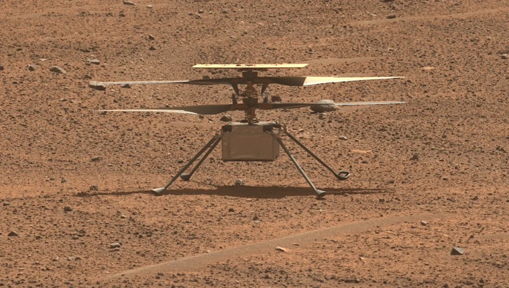 L'elicottero della NASA Ingenuity, su Marte dal 2021, ha fatto perdere le sue tracce dopo il 72esimo volo sul pianeta rosso