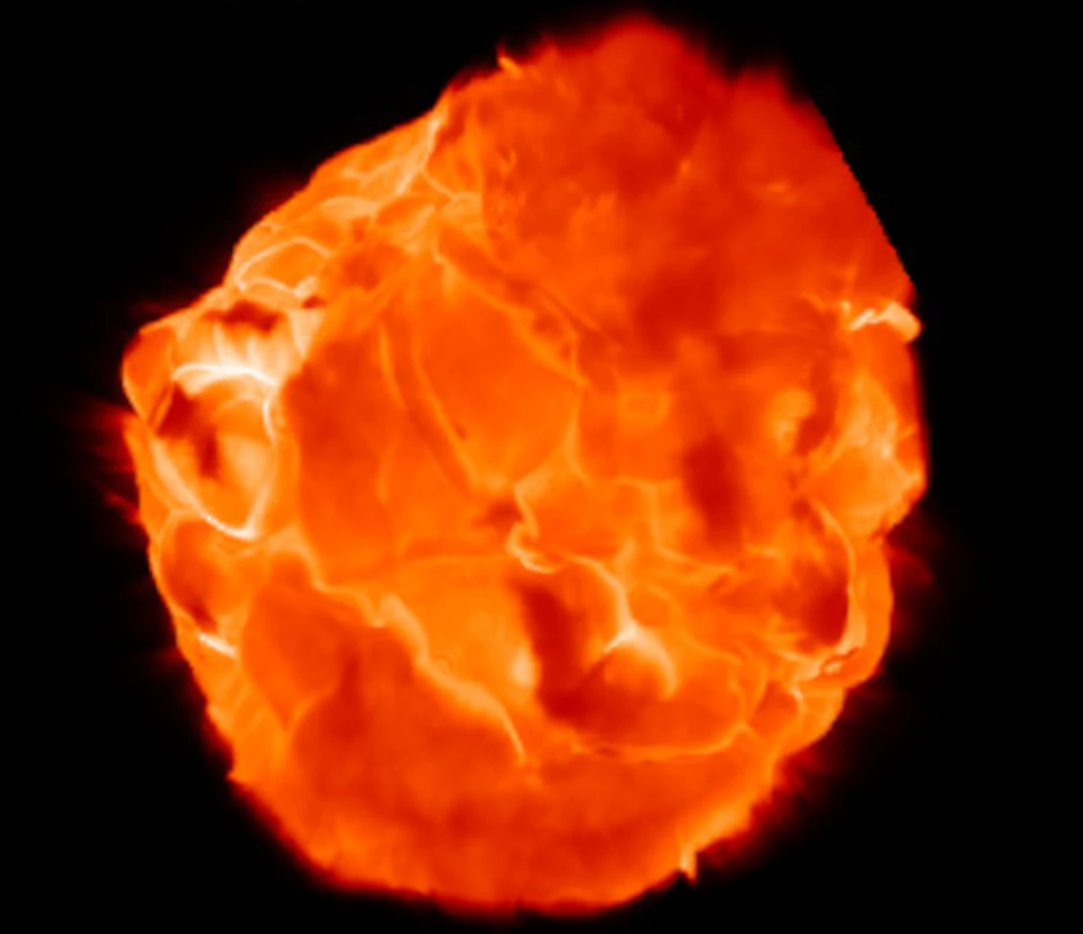 Un team di ricerca ha scoperto che molto probabile che la supergigante rossa Betelgeuse non ruota velocemente come crediamo